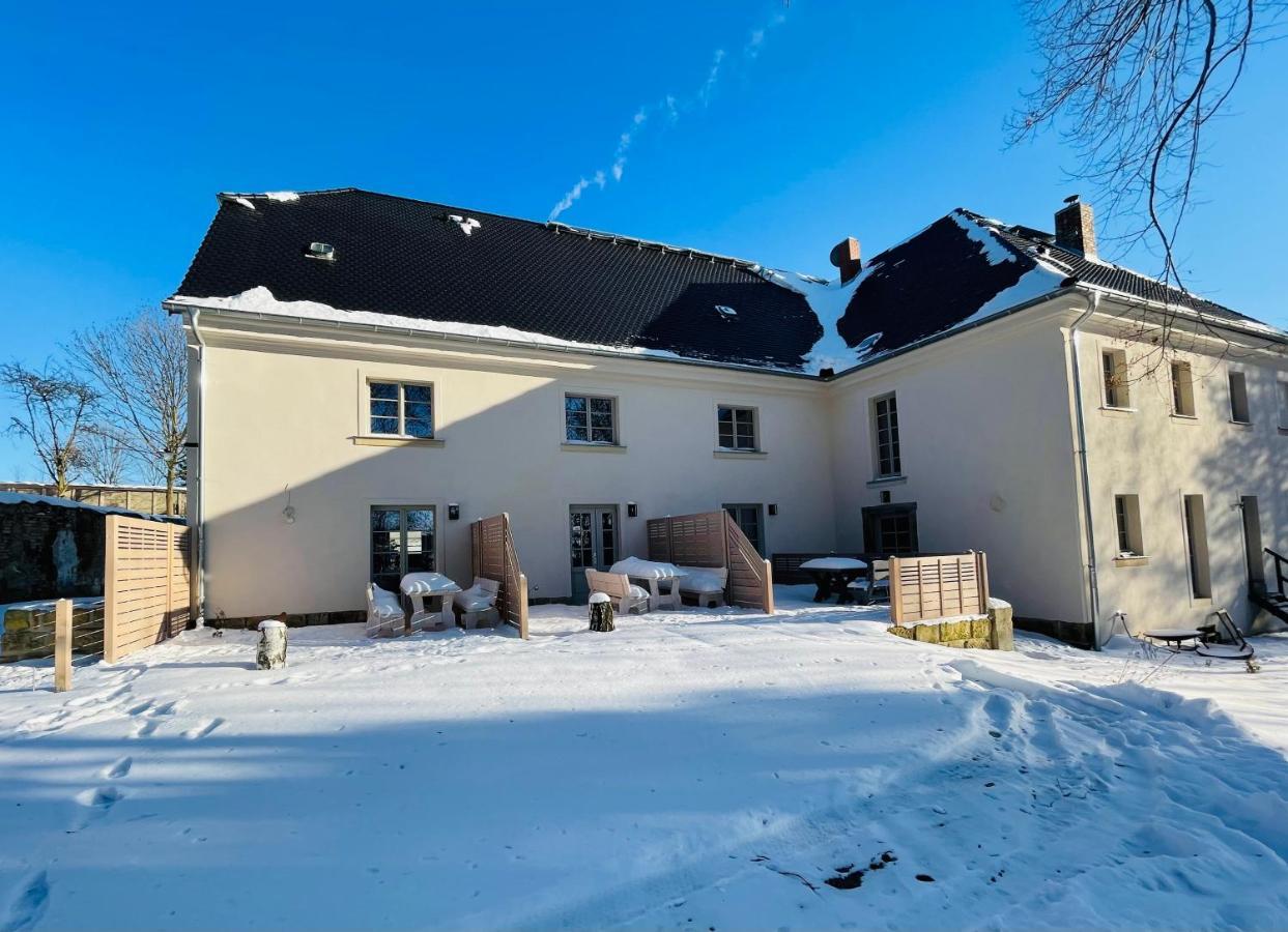 Farmhouse Eckartsberg Im Zittauer Gebirge - Ferienwohnung Mit 2 Schlafzimmern, Terrasse Und Wallbox Mittelherwigsdorf Экстерьер фото
